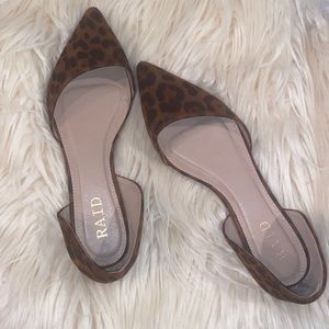 cheetah print flats 🐆